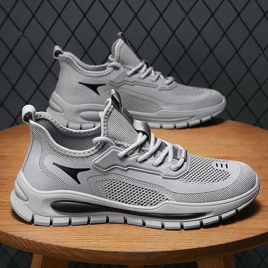 gray fashionable men sports shoes